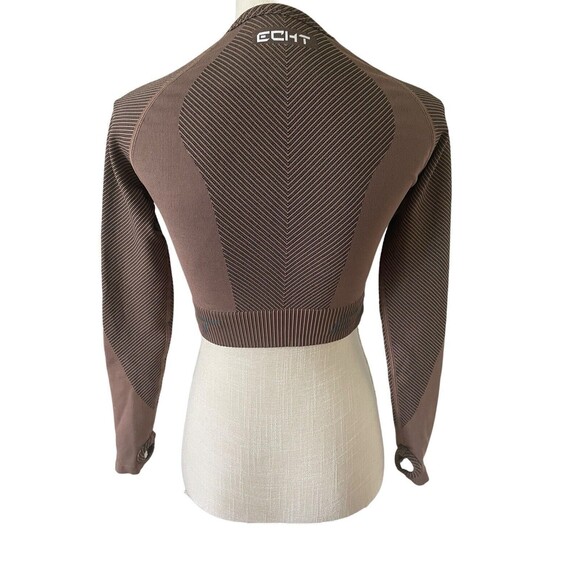 ECHT Arise‎ Ignite Athletic Crop Top Size Small Athleisure Lifting Sports - Picture 2 of 5